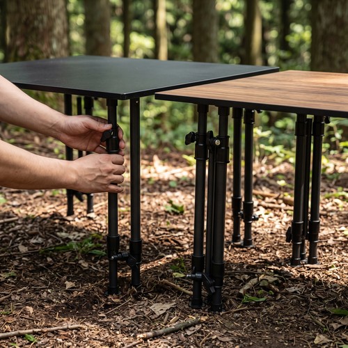 Foldable camping table top - foldable,