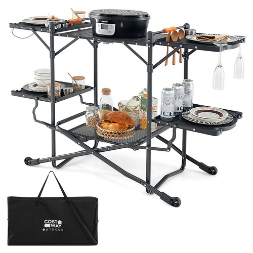 Camping kitchen table folding - kitchen,