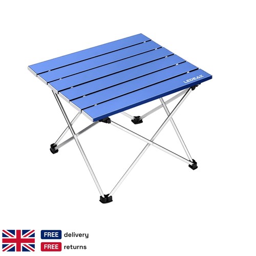 Blue aluminum folding camping - blue,