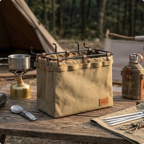 Camping table side - side, bag