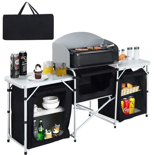 Camping kitchen cook table - camping,