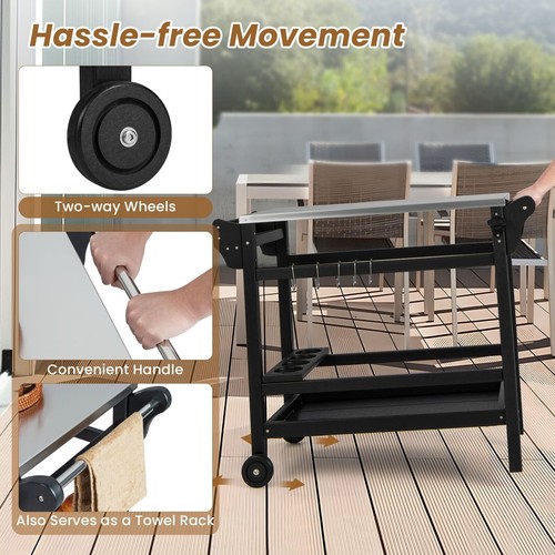 Hdpe pizza oven stand - hdpe,