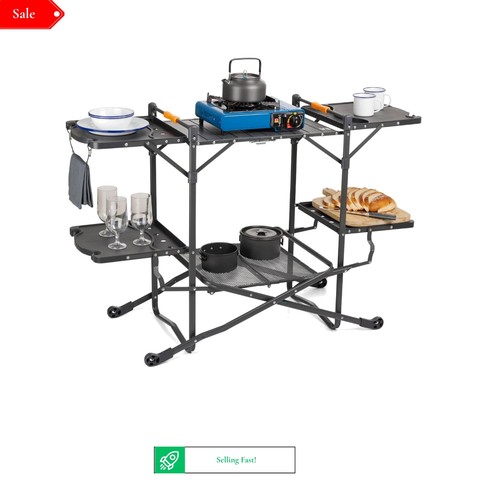Camping kitchen stand - kitchen, with