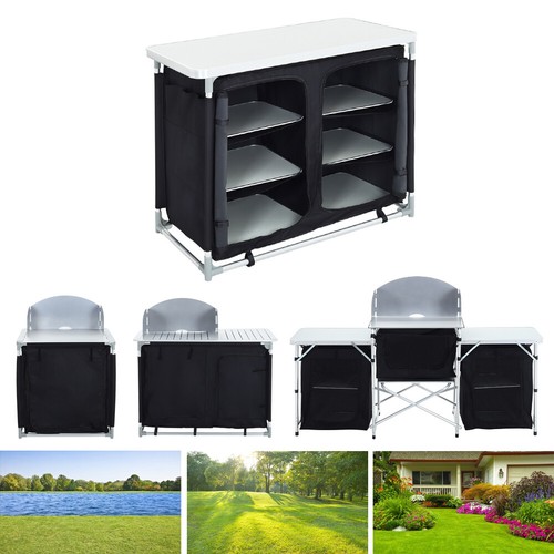 Camping folding table - folding,