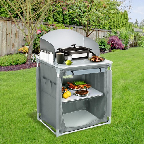 Camping aluminum kitchen - aluminum,
