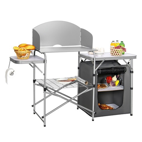 Folding table camping kitchen - folding,